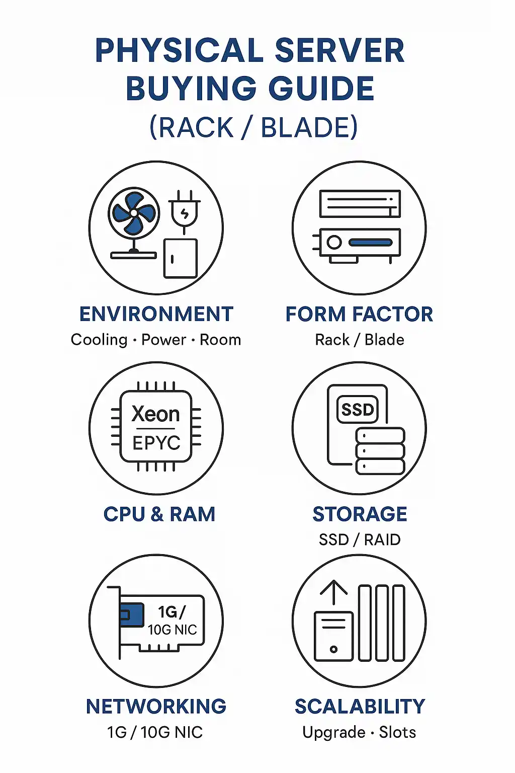 راهنمای خرید سرور فیزیکی