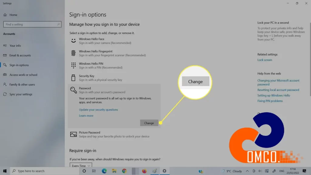 چگونه رمز عبور ویندوز را بازیابی یا تغییر دهم؟