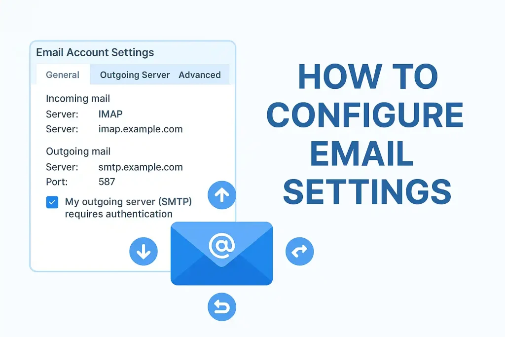 تنظیمات سرور ورودی ایمیل