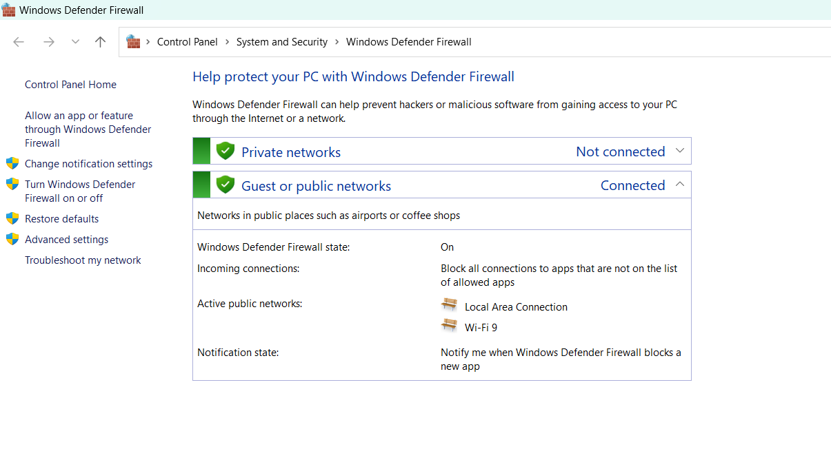مشکل اتصال اینترنت
