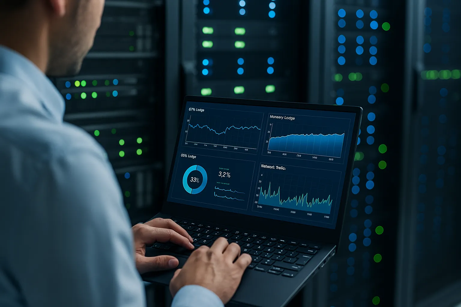 نکات کلیدی در مدیریت و نگهداری سرورهای سازمانی 2 مانیتورینگ عملکرد سرور