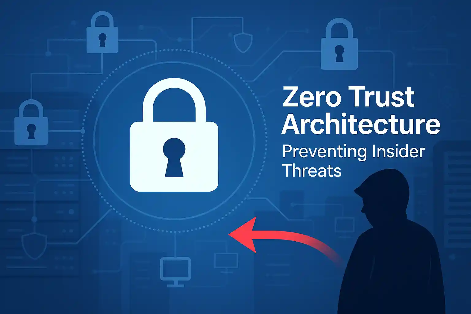 چگونه با پیاده‌سازی اصول Zero Trust Architecture، از نفوذ داخلی جلوگیری کنیم؟