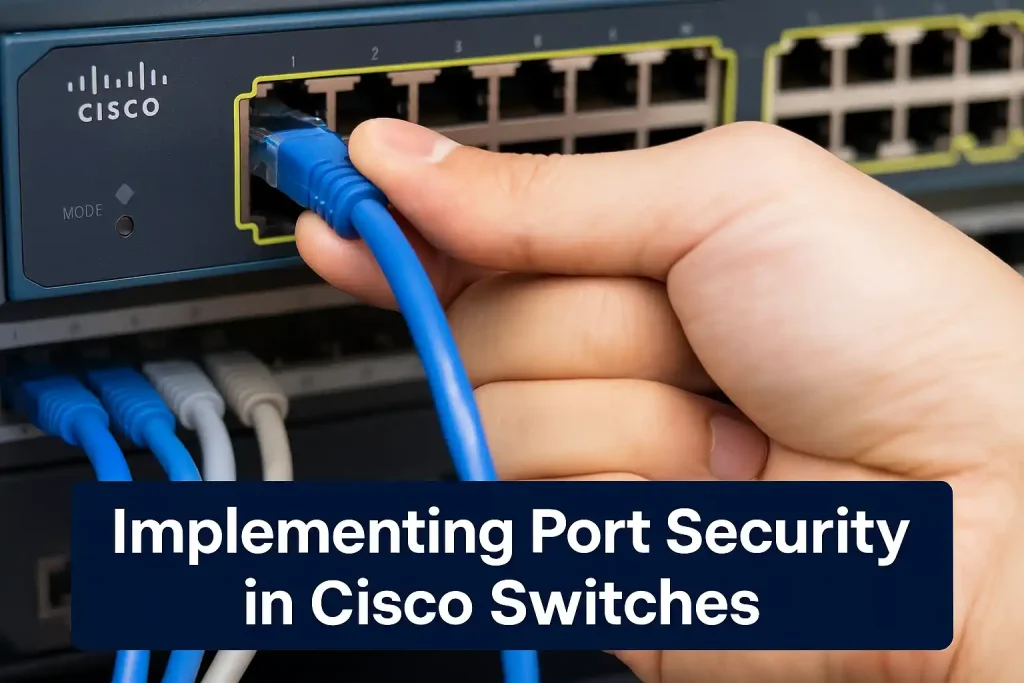 پیاده‌سازی Port Security در سوئیچ‌های Cisco