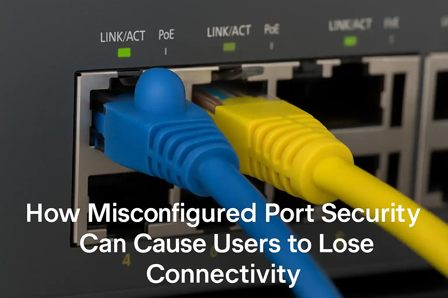 چگونه تنظیم اشتباه Port Security باعث قطع شدن ارتباط کاربران می‌شود؟