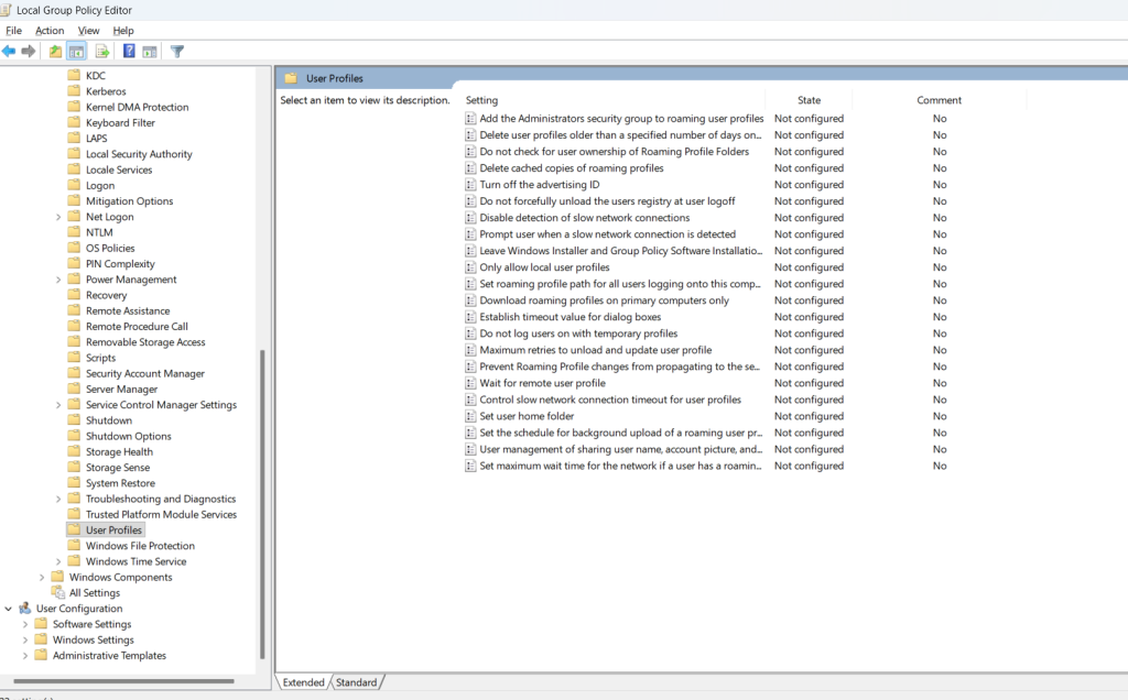 تأخیر در لاگین کاربران Domain؛ بررسی دلایل و راهکارهای تخصصی 3 Exclude directories in roaming profile